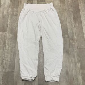 Womens Ban Jara Linen Blend Criss Cross Loose Fit Joggers‎